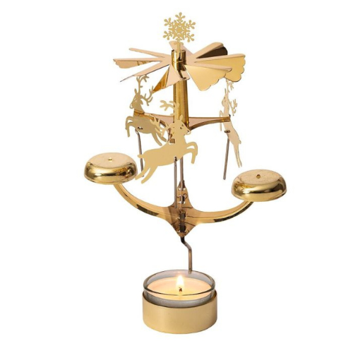 Moses kerstcarrousel goud
